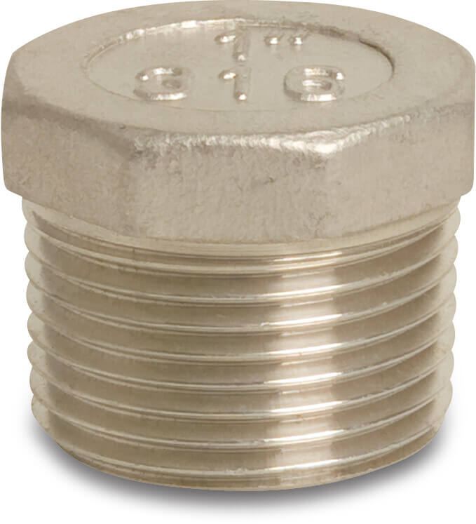 Profec Nr. 290 Hexagon plug stainless steel 316 3/4" male thread 16bar